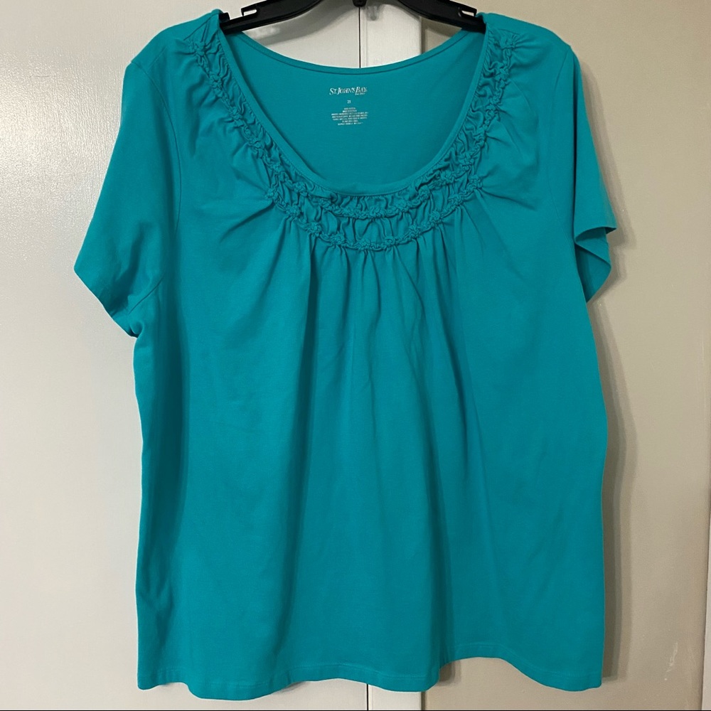 Cotton Teal Shirt